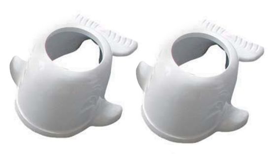 JED Pool Tools Ig Escutch Whales Pair - FF-1250