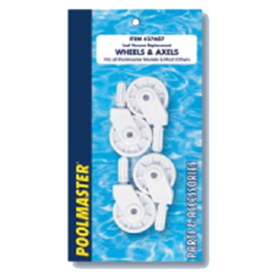 Poolmaster Leaf Vacuum WHEELS/AXLES - 4 Per Cd 12/CS - 37607