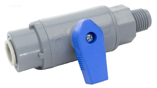 Rola-Chem Corporation PVC 638 - 4M6SMC - E Valve 1/4-Inch M X 3/8-Inch Push To Connect - 7125190