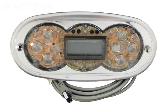 Sunrise Spas Keypad TP600 With O Label Use SUNR6021728 Overlay Tranqlt - R6021701