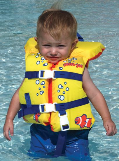 Trc Recreation Lp Toddler Vest 15-21-Inch Yellow Fish - 1540500