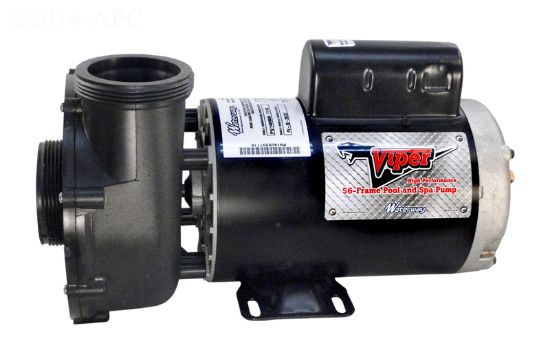 Waterway Wateway Hot Tub Pump Viper 230 Volt 4 HP 2 Speed 56Y 12/ 4.4 Amp 2.5-Inch X 2.5-Inch Side Discharge - 3721621-1V