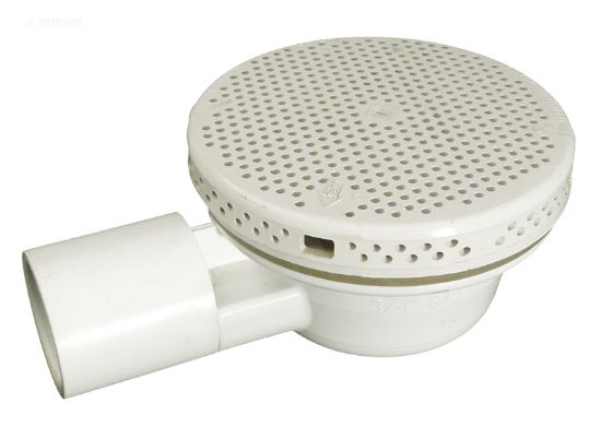 Waterway Hot Tub LO-PRO Suction 3/4-Inch 90o Drain Ell - White 640-4340