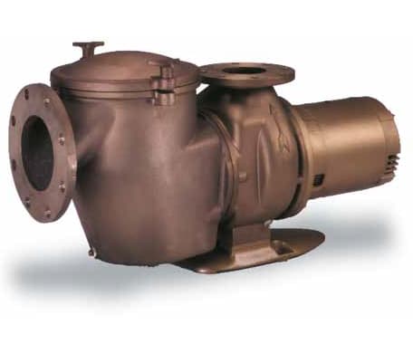 Pentair C-Series 7.5HP Standard Efficiency 3-Phase Commercial Bronze Pump with Strainer, 220-440V, CHK-75