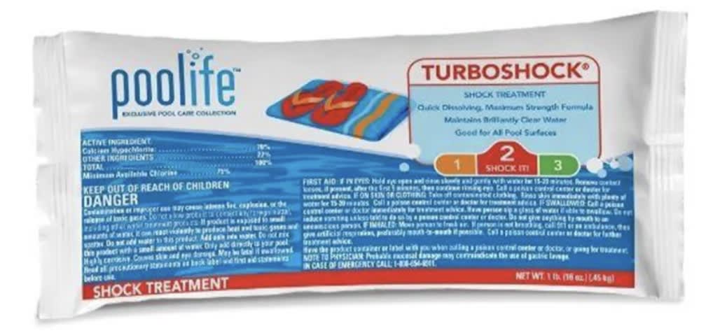 Poolife 78% Turbo Shock 1 lb Bag