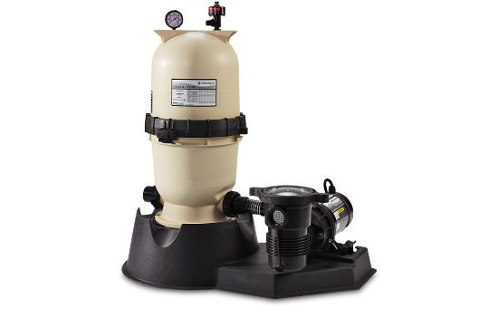 Pentair 15 Sf Easyclean Ec60 De W/ 1 HP Optiflo Pump Filter Abg 2In Skt Unions 3' Nema Cord 115V Hose Kit Platform Uses 1 1/2 Lbs De - PNEC0060OE1162