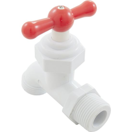 HOSE BIBB 3/4IN MPT X GHT DRAIN VALVE PVC MAGIC PLASTICS