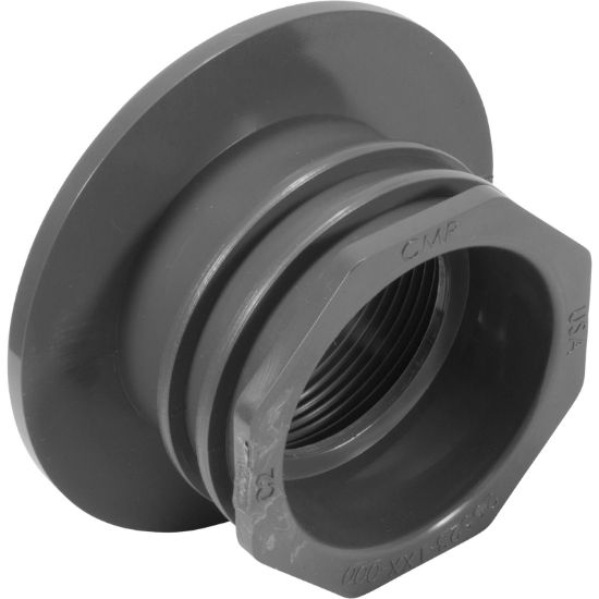 CMP Gunite Pool Fitt (1.5IN Fip X S) Water Stop; Dark Gray - 25523-107-000