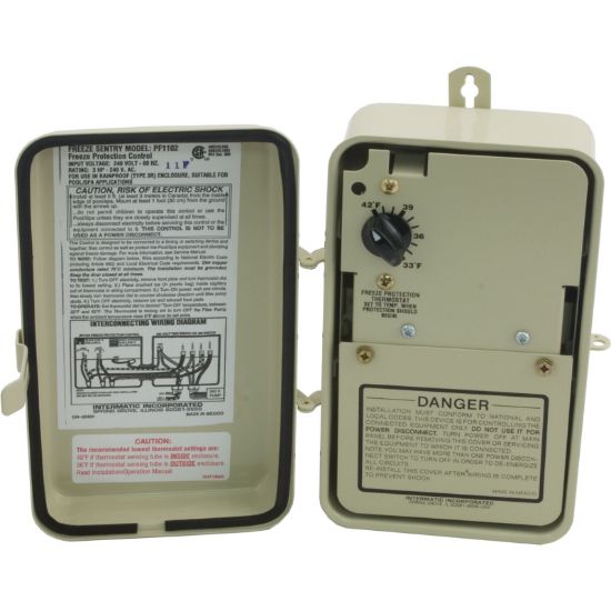 Intermatic Usd Intermatic Freeze Protection Thermostat 240V - PF1102