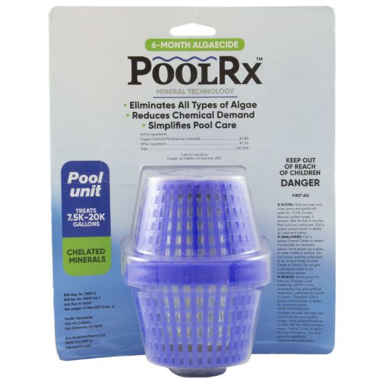 Poolrx Worldwide Inc Poolrx Blue 7.5K-20K Gallons 12/CS - 101001