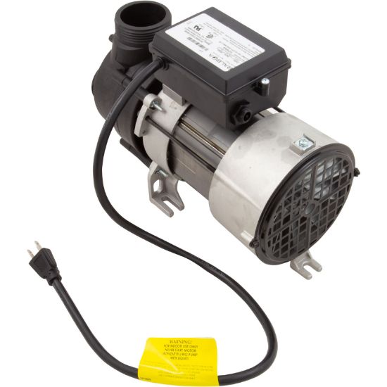 Balboa Water Group Inc Wow Pump 115 V 13 Amp 1 Speed w/ Air Switch + Nema Cord 1.5-Inch Bath Suction X 1.5-Inch Cd - 1074002