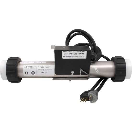 Heater 5.5KW J&j Dual Plug 6&3 Pin HYDRO-QUIP 2.25INX13IN-2INUNS - 26-C73-050-0G03