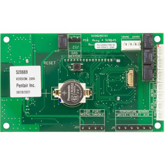 Pentair Suntouch Single Body Circuit Board Pentair - 520941Z