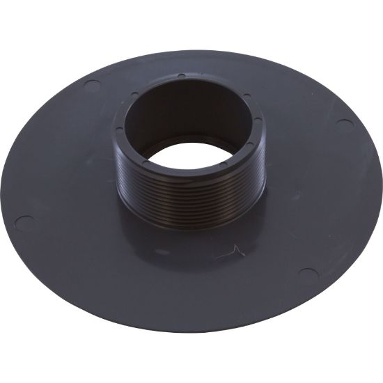 AquaStar Gray 6INROUND Suction Outlet with2IN Mpt X 1 1/2INSOC Bulkhead - 620T15S105