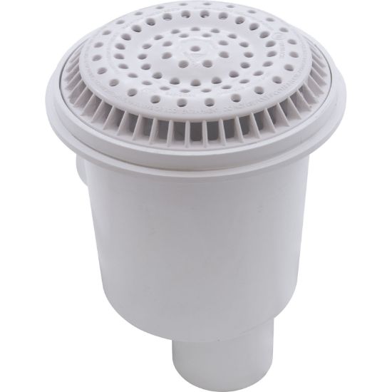 Waterway VGB 8IN Main Drain Concrete 2.5INFPT Sxb Sump W/ White Cover - 640-2400 V