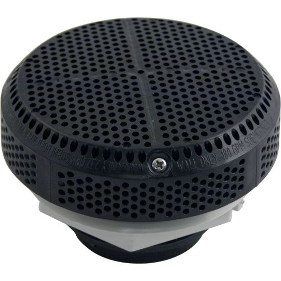 Waterway VGB Super Hi-flo Suction Assembly Black Hex Nut 2INSKT 3.25IN Mounting Hole - 640-3571 V