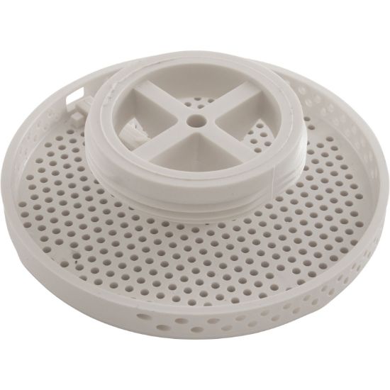Waterway Lo-pro Suct Cover & Snap Catch Assembly - Wht - 643-4250