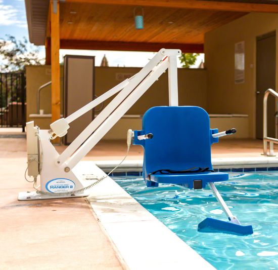 Aqua Creek Products Ranger 2 Pool Lift Chair W/O Anchor / Anchor Required / 350 Lbs Capacity / Field Reversible / Choice Of Color / - F-RNGR2
