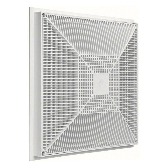 Neptune Benson Inc. Lawson 18Inx18In Frame And Grate White 2 Pack - MLD-FGD-1818-2W