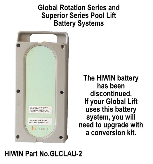 Global Pool Products Lift Conversion Kit Incl Contl Bx Handset Battery Chrger Glbl - TI350CSNA