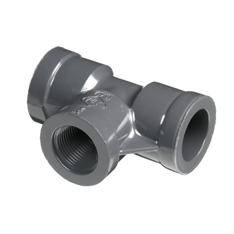 1-1/4" Sch 80 PVC Tee - Soc x Fipt 802-012