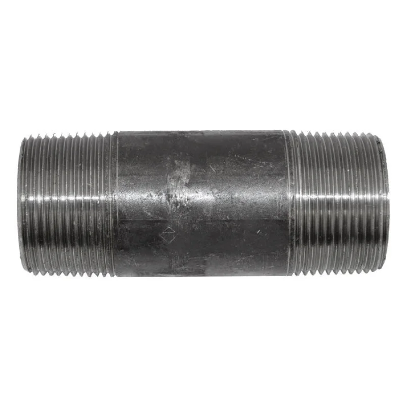 1-1/4" x 4" Black Malleable Iron Nipple (BSN1144 / 10740)