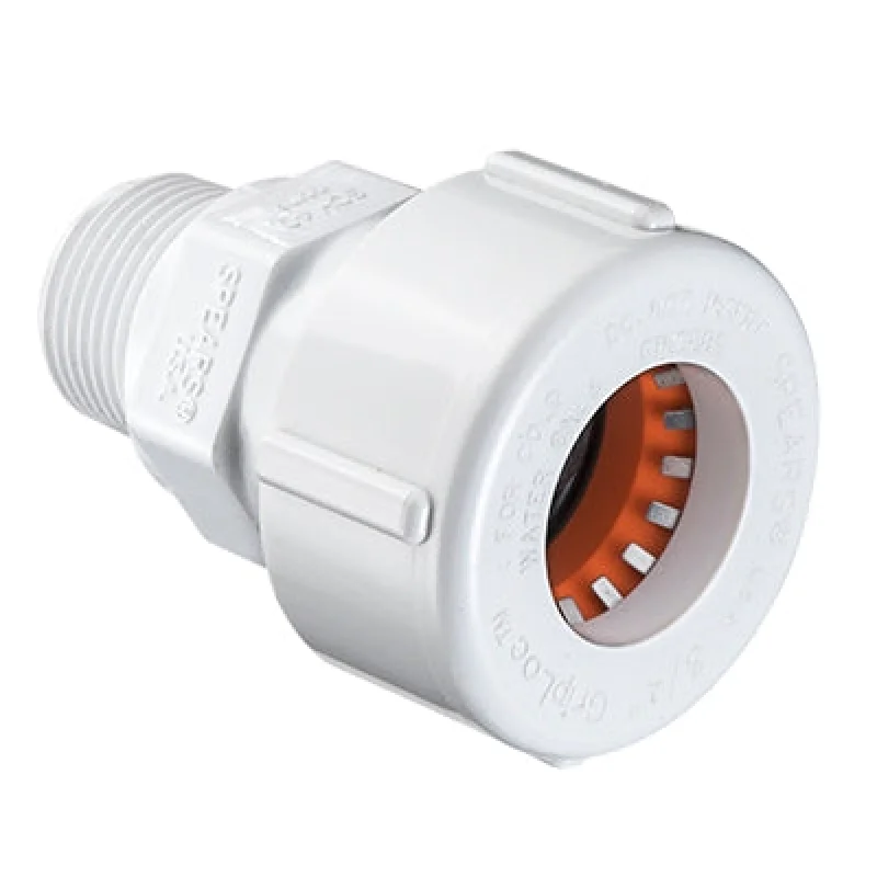1/2" Spears PVC GripLoc Adapter - GL COMP x MIPT (S135-05)