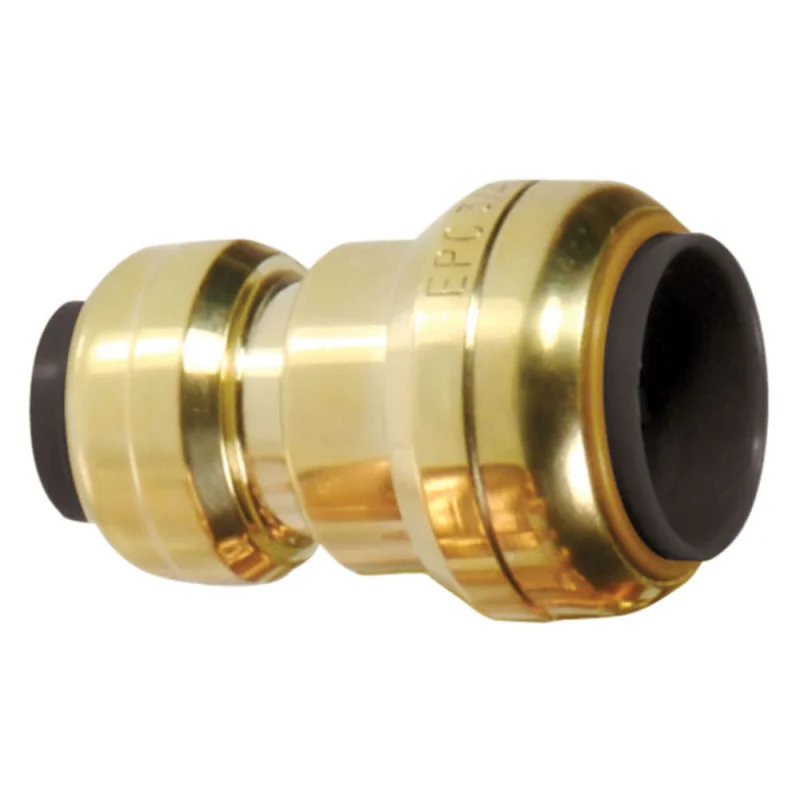 1/2" x 3/8" Brass Push Fit Reducer Coupling 10177347 (Clearance)