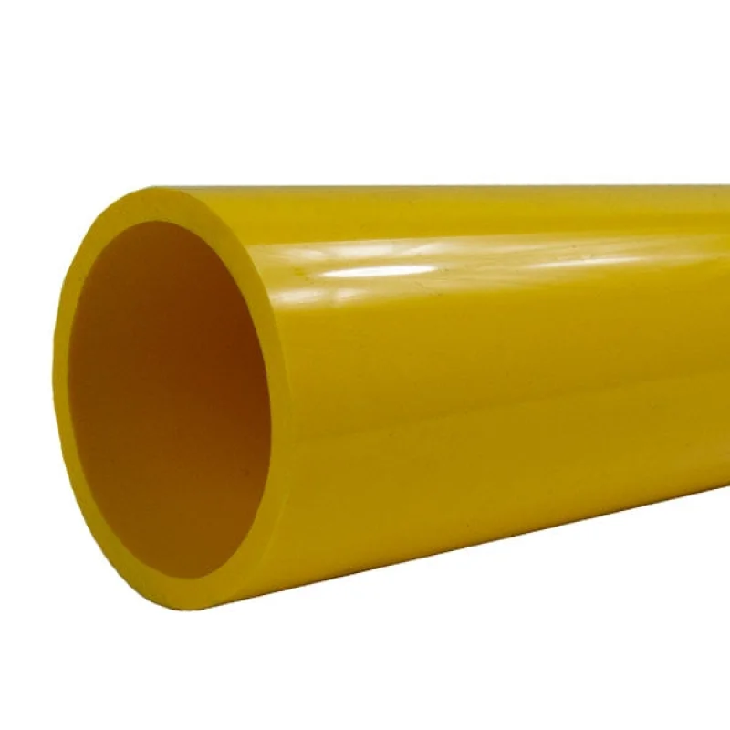 1/2" Yellow Sch 40 Furniture Grade Pipe - 5ft (FF-5FT-005-YELLOW)