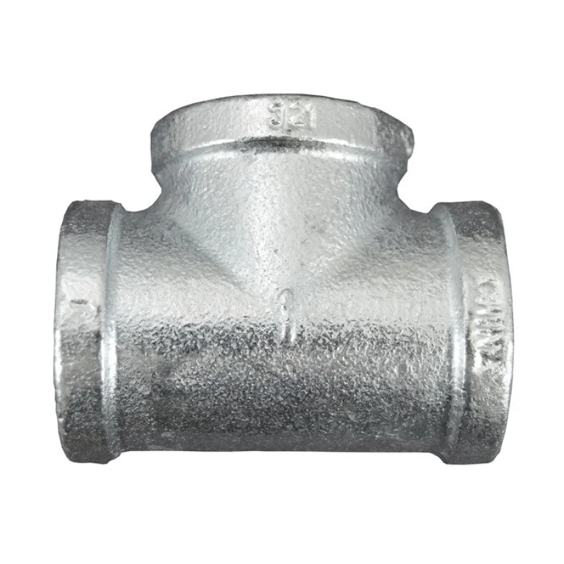 1" Galvanized Malleable Tee - FNPT (GMT1 / 36406)