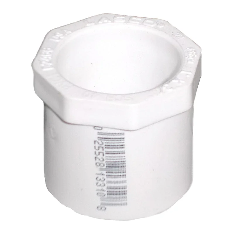1" x 1/2" Schedule 40 PVC Reducer Bushing - Spigot x Socket (437-130)
