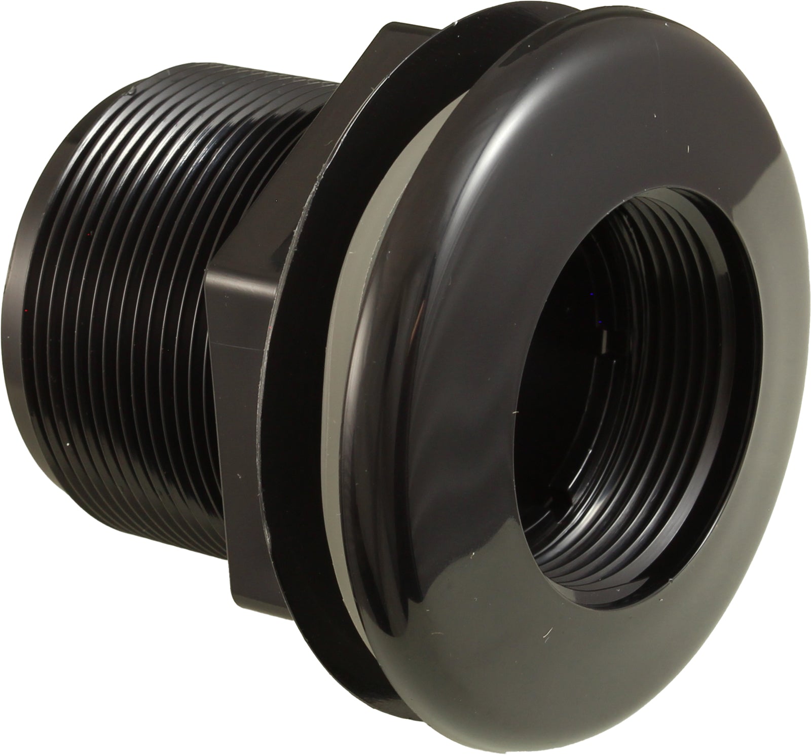 Wall Fitting, BWG/HydroAir, Standard Jet, Extended, Black