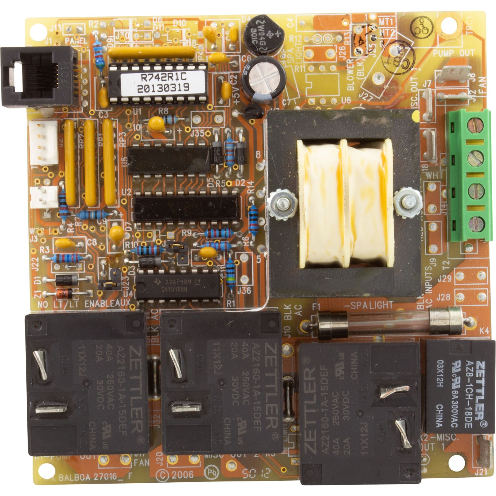 PCB, Jacuzzi, R742, Analog
