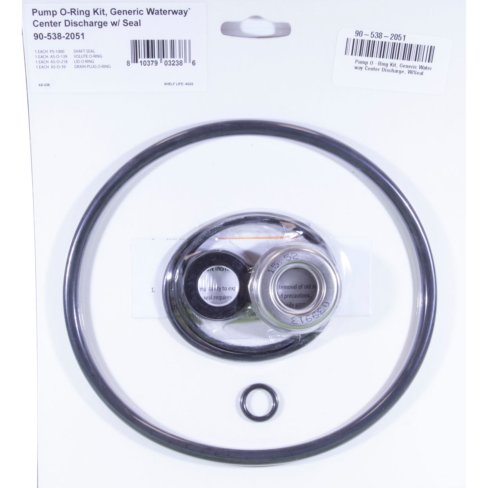 Waterway / Leisure Bay 48-Frame Pump Repair Kit (APCK1048)