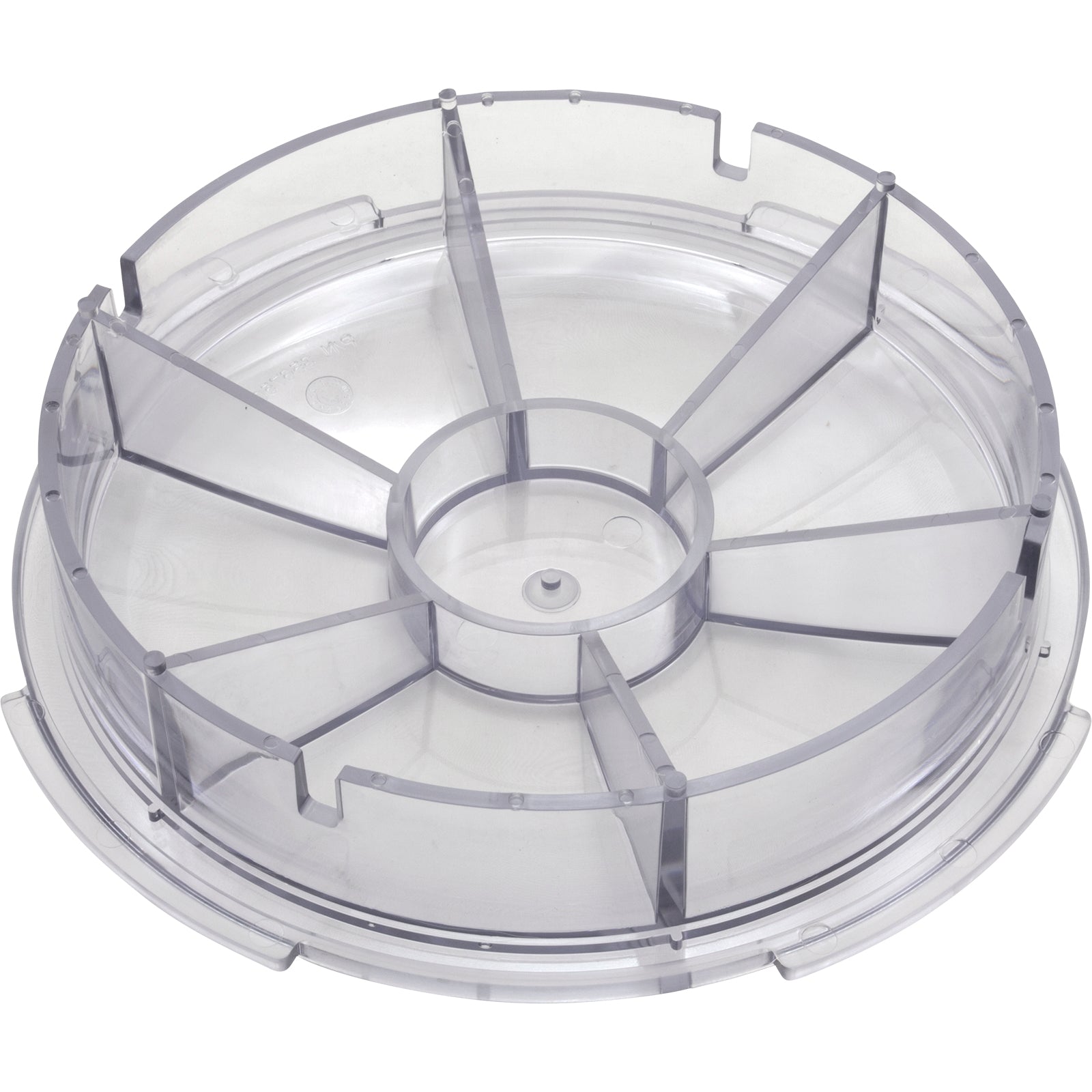 Lid, Pentair EQ Series, Hair/Lint Strainer, Clear