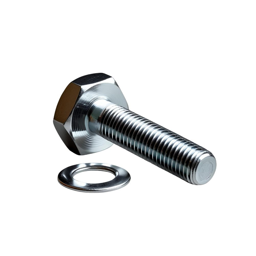 Bolt and Washer, 5/16"-18 x 1-11/16", 5/16"IDx3/4"OD, 1/32", SS