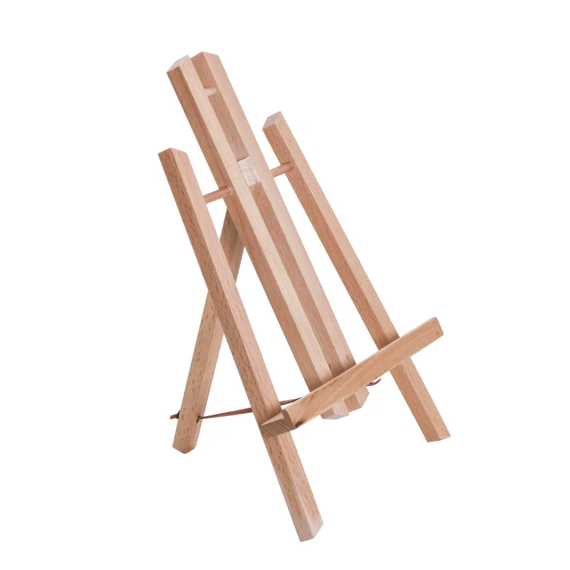 11" Small Tabletop Display Easel - Beechwood Artist A-Frame Display Stand, Wooden Easel for Painting, Canvas Stand, (Pack of 1) Classrooms Events Photo Picture Sign Holder