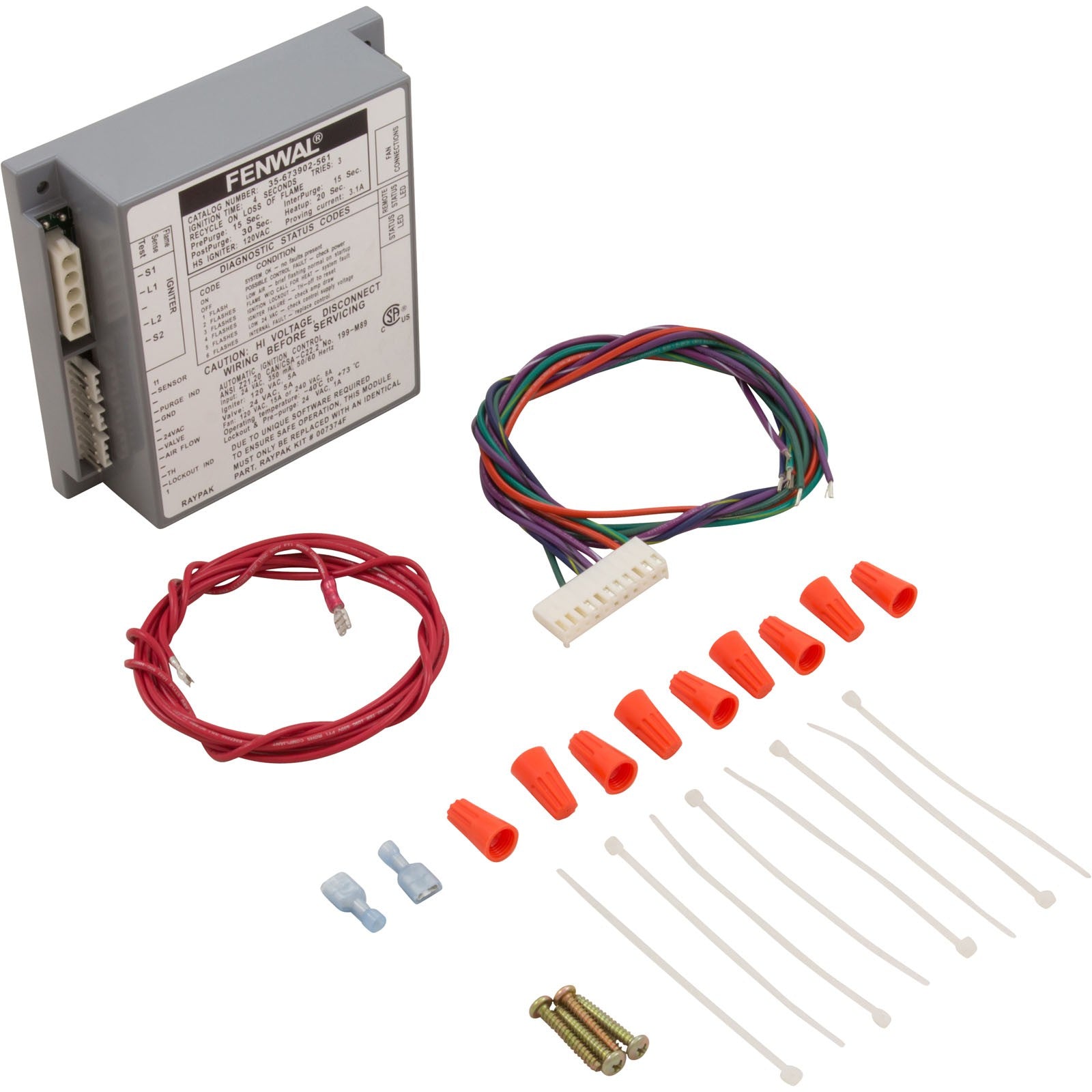 Ignition Control, Raypak Hi Delta 302A/B - 902A/B : 007374F