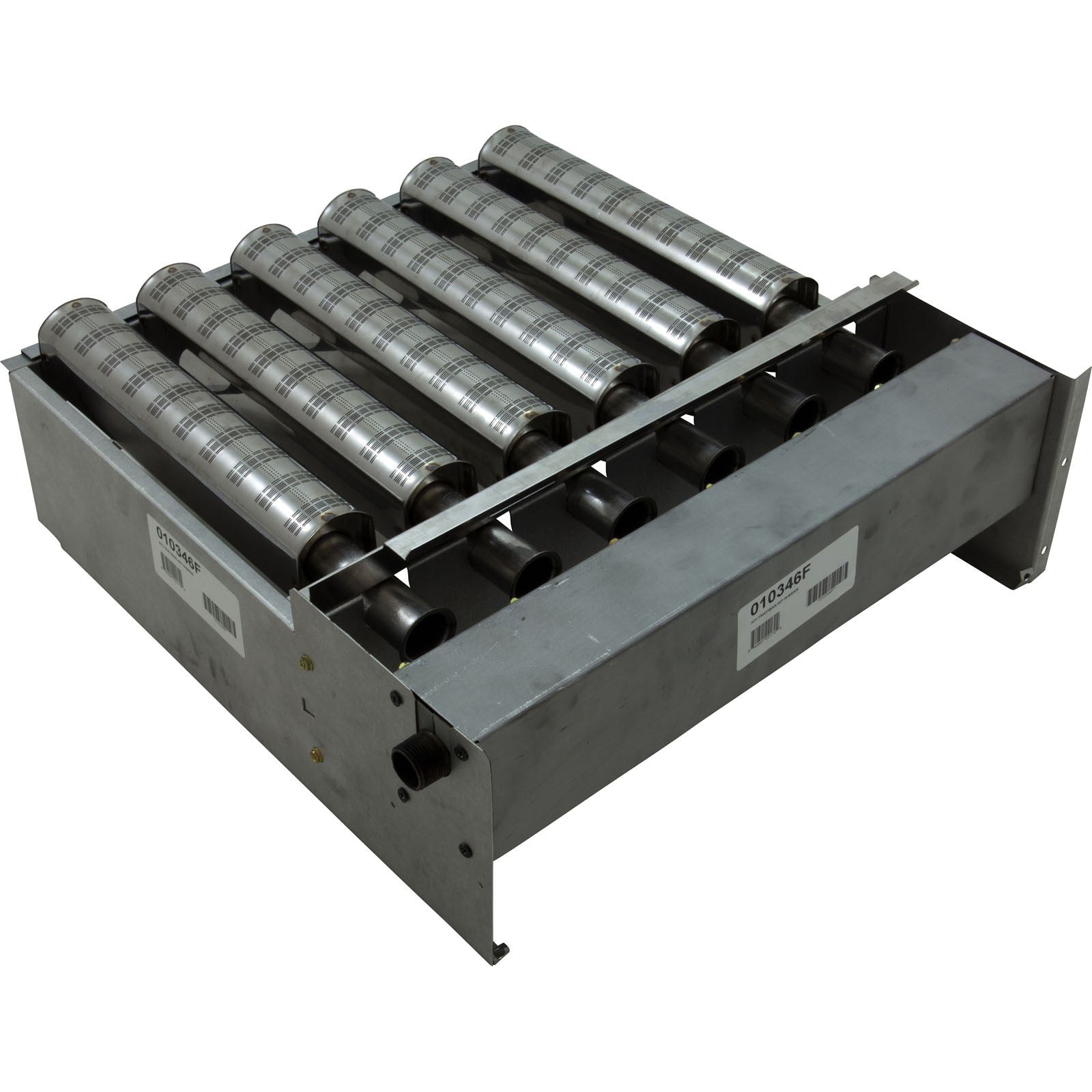Burner Tray, Raypak Model 407A, with Burner, 0-5000 foot : 010346F