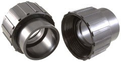 Pump Union, Qty 2, Carvin, 1-1/2"fbt x 1-1/2"s, Black : 31175608R2-BLK