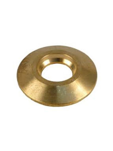 Super-Pro Brass Safety Cover Anchor Trim Collar, #12
