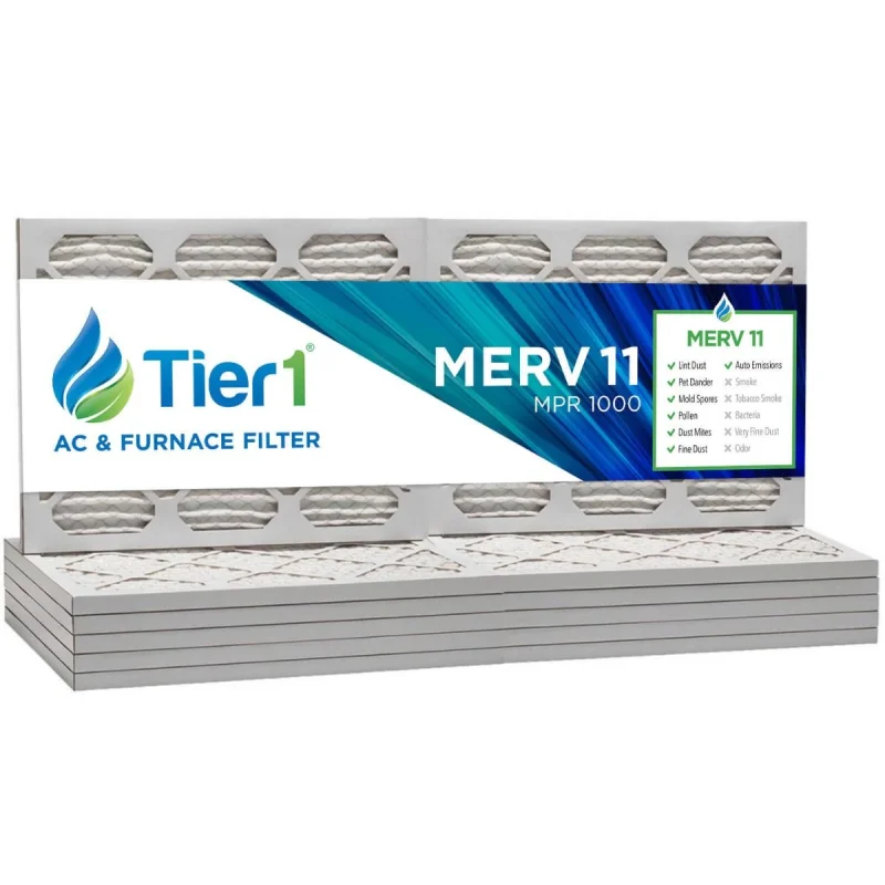 14x30x1 Merv 11 Universal Air Filter By Tier1 (6-Pack)