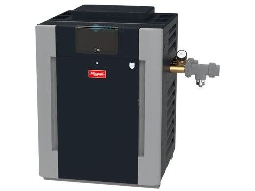 Raypak Digital ASME Propane Gas Commercial Swimming Pool Heater, 200k BTU, High Altitude 3000 - 4999 Ft, C-R206A-EP-C 009284, B-R206A-EP-C #59