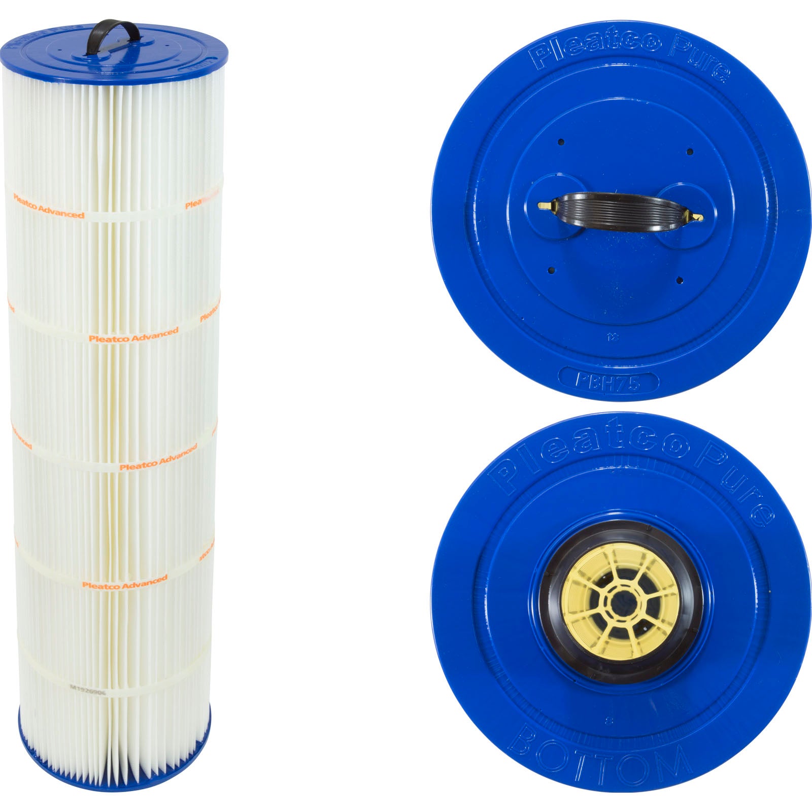 Cartridge, 75sqft, ht,2" Black S fitting b,7",29-3/8"L,4oz
