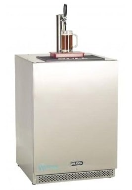 Bull BBQ Outdoor Rated Kegerator Single Tap Included, 304 Stainless Steel, 17900