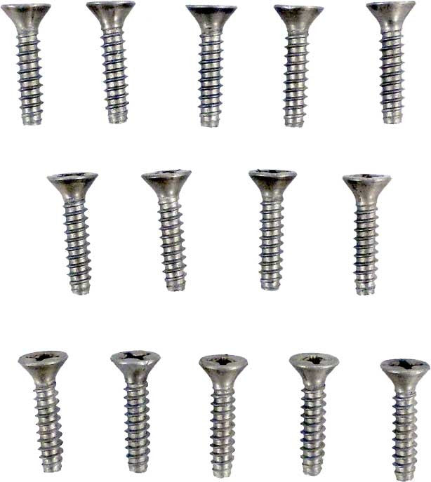 WF Skimmer Flathead Screws - #12 x 1 Inch - Bag of 14