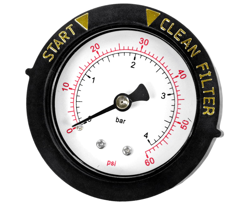 Pentair OEM Pressure Gauge with Indicator