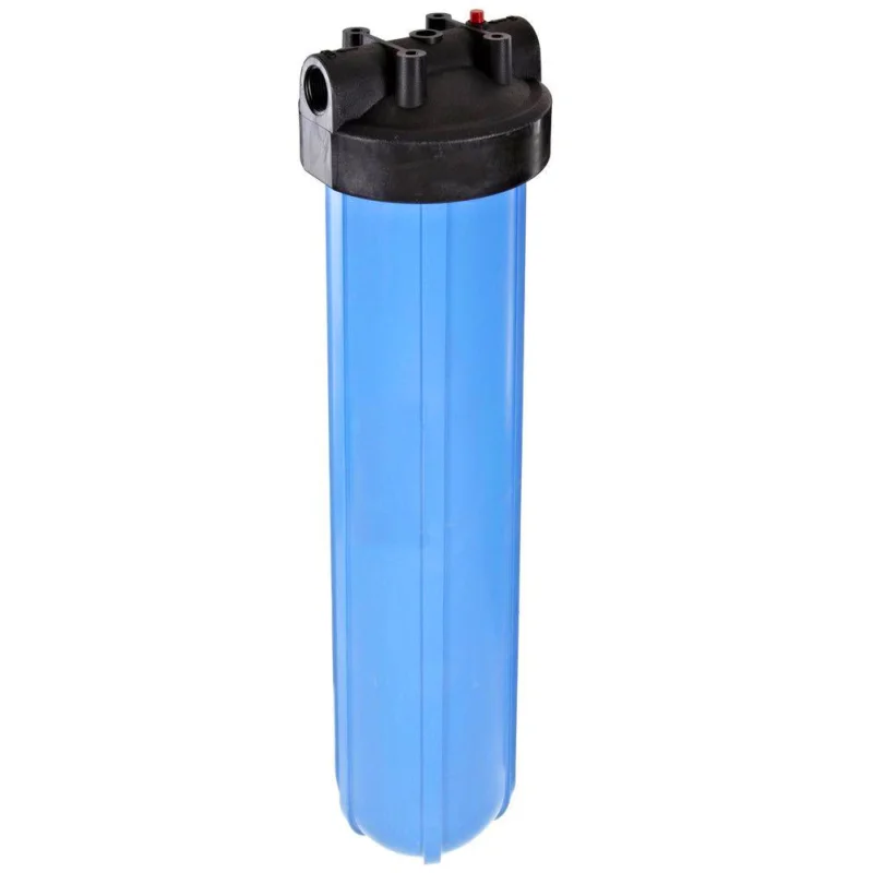 20" Big Blue Housing, Blue/Black 1"w/ Pressure Relief