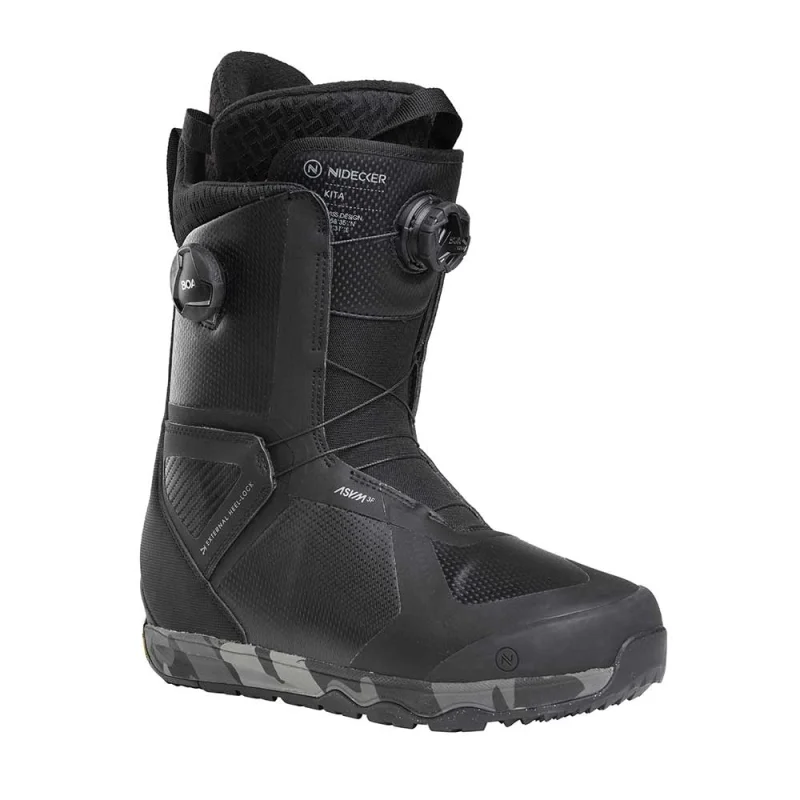 2026 Nidecker Kita Snowboard Boots Black