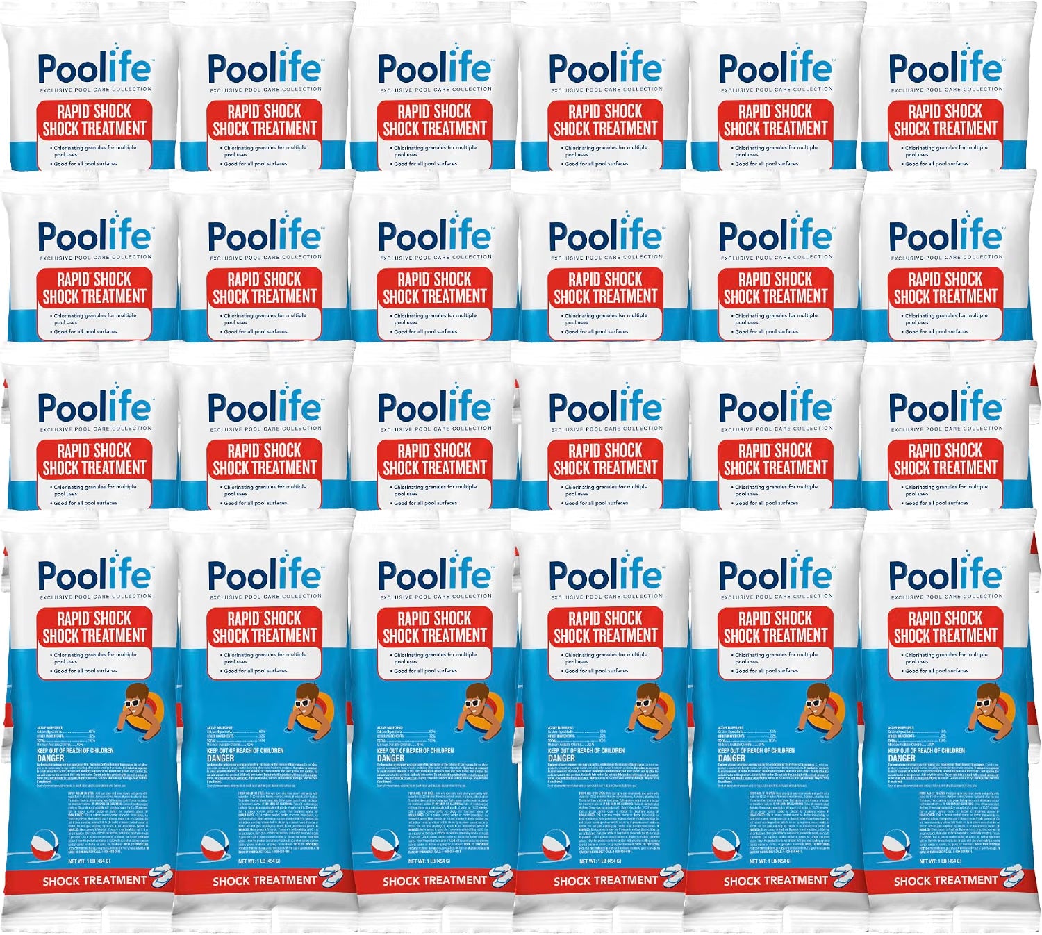 Poolife Rapid Shock 24- 1 Lb. Bags | 22232-24